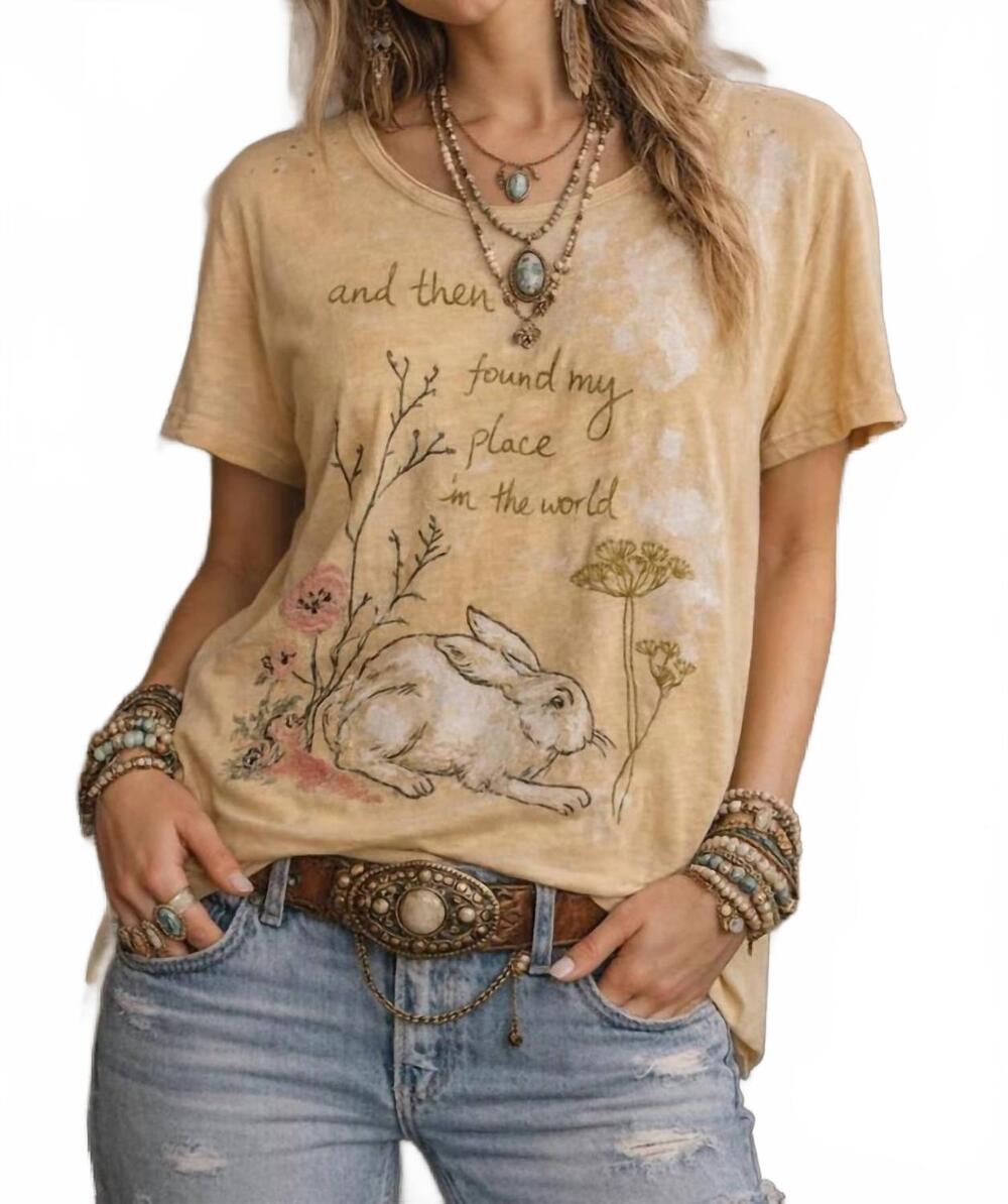 NEW JADED GYPSY moon dance tee in my place